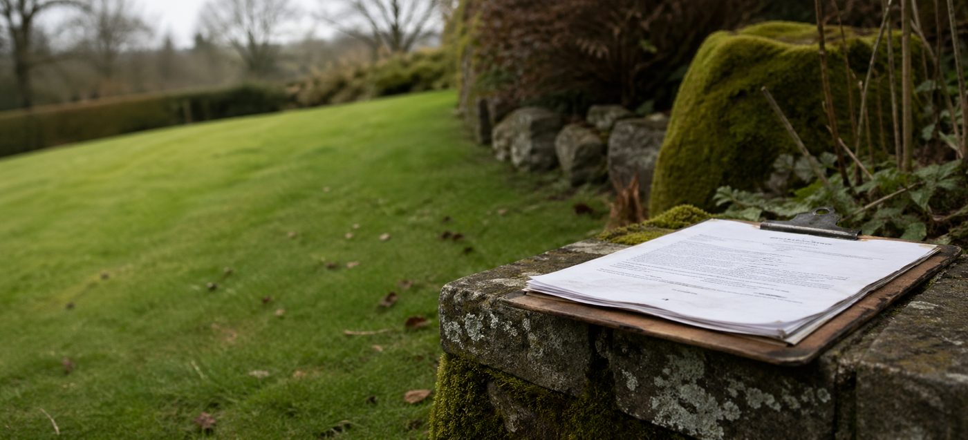 Rural drainage field